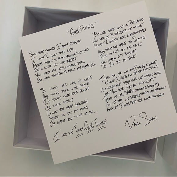 Dan + Shay Good Things T-Shirt size XL & Lyrics box set - Picture 7 of 9